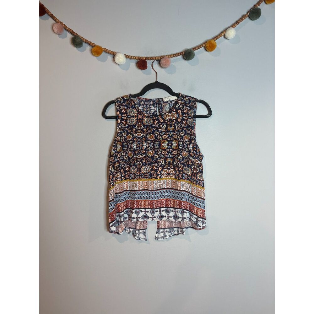 Elodie patterned boho tank top